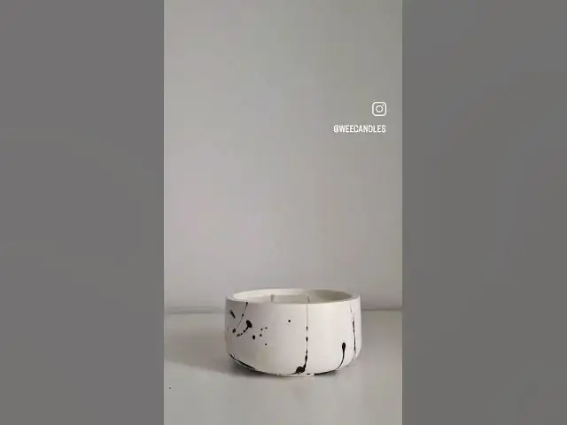 'Video thumbnail for Produs in România 🇷🇴 Lumanari realizate manual din ciment și ceara de soia'