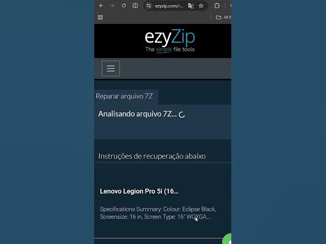 Video thumbnail for 📦 Como Reparar Arquivos 7Z Corrompidos Online Grátis | Sem Instalação de Software