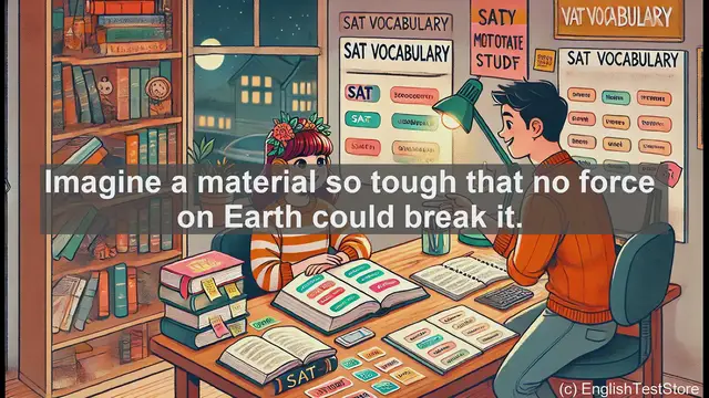 Video thumbnail for 5000 Must Know SAT Vocabulary - Indestructible: Exploring the Unbreakable in Language