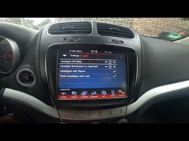 Video thumbnail for How to Adjust Headlights Illumination on Approach in Fiat Freemont ( 2011 - 2016 )