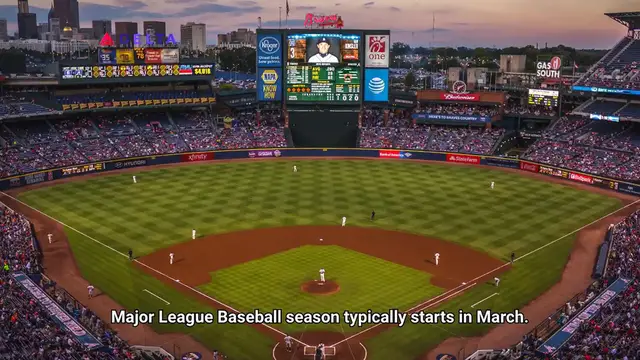 Video thumbnail for when does mlb season start?