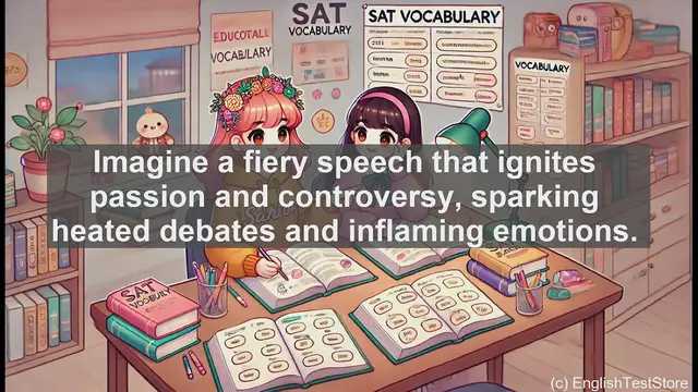 Video thumbnail for 5000 Must Know SAT Vocabulary - Incendiary: The Word That Sparks Controversy