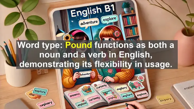 Video thumbnail for 2500 Must Know CEFR B1 Vocabulary - Pound: A Weighty Word in English