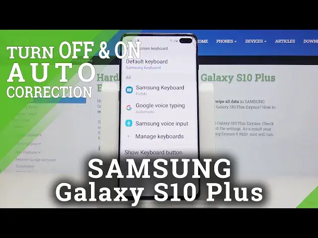 Video thumbnail for How to Enter Auto-Correction Options Samsung Galaxy S10 Plus - Predictive Text Feature
