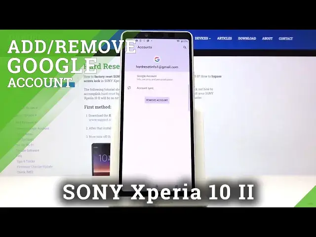 Video thumbnail for How to Add/Remove Google Account on SONY Xperia 10 II – Erase Google User Data