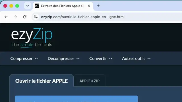 Video thumbnail for Comment extraire des fichiers Apple classiques en ligne gratuitement | Sans installer de logiciel