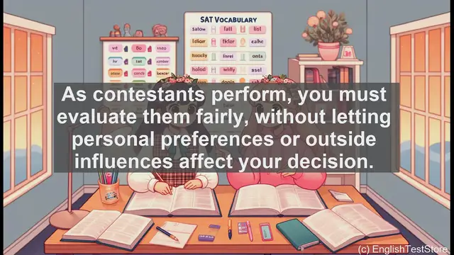 Video thumbnail for 5000 Must Know SAT Vocabulary - Understanding 'Unbiased': A Guide to Fair Judgment