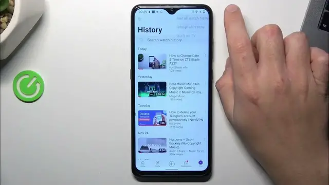 Video thumbnail for How to Delete YouTube History on Android