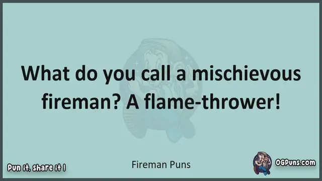 Video thumbnail for Fireman - Jokes, Puns, Wordplays, and Laughter