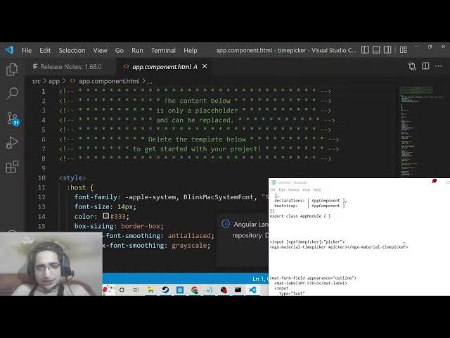 Video thumbnail for Angular 13 ngx-material-timepicker Example to Embed Material Timepicker Input Field in TypeScript