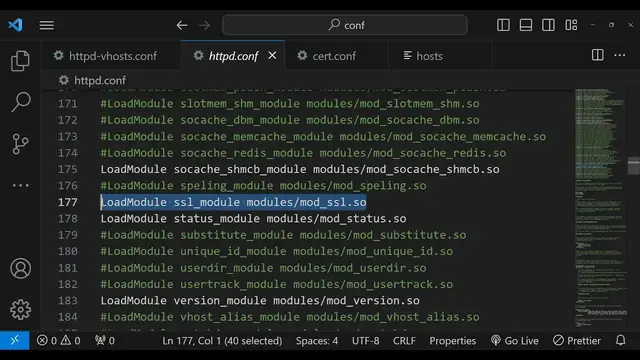 Video thumbnail for How to Configure SSL on XAMPP Apache Server in PHP and Enable HTTPS Using OpenSSL With Custom Domain