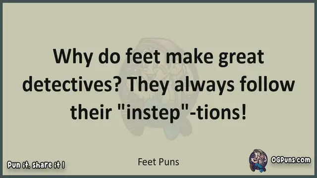 Video thumbnail for Feet - Jokes, Puns, Wordplays, and Laughter