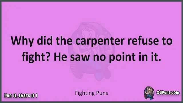 Video thumbnail for Fighting - Jokes, Puns, Wordplays, and Laughter