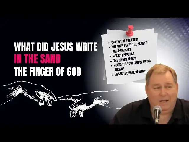 Video thumbnail for What did Jesus Write in the Sand - The Finger of God