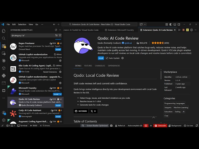 Video thumbnail for This Qodo or Codium VSCode AI Coding Agent is INSANE Builds & Deploys Full Stack Apps From Prompt