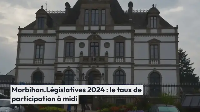 Video thumbnail for Morbihan. Législatives 2024 : le taux de participation à midi