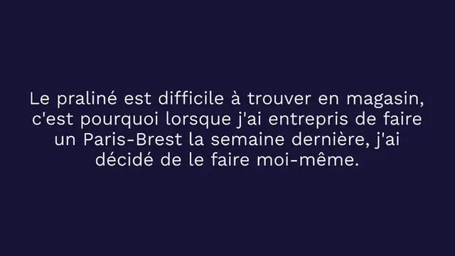 Video thumbnail for Making your own praline at home is easy!