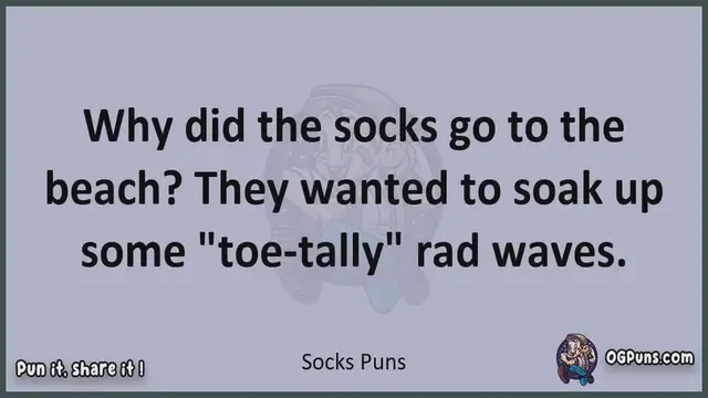 Video thumbnail for Socks - Jokes, Puns, Wordplays, and Laughter