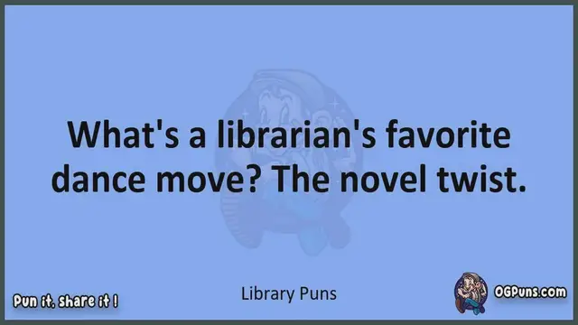 Video thumbnail for Library - Jokes, Puns, Wordplays, and Laughter