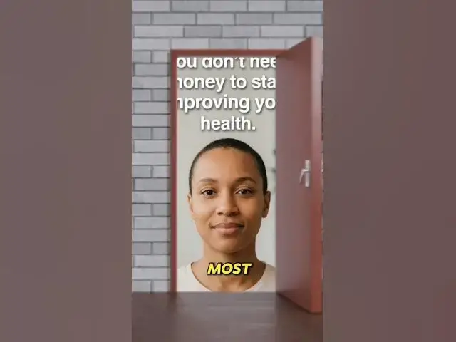 Video thumbnail for Most health problems don’t start with food or money.They start with poor daily structure #ytshorts
