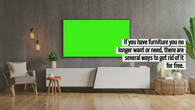 Video thumbnail for How To Get Rid Of Furniture For Free