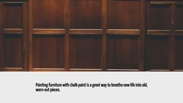 Video thumbnail for How To Paint Furniture With Chalk Paint
