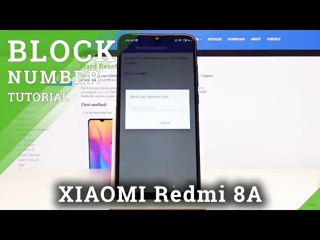 'Video thumbnail for How to Block Phone Number in XIAOMI Redmi 8A – Block Calls and SMS'