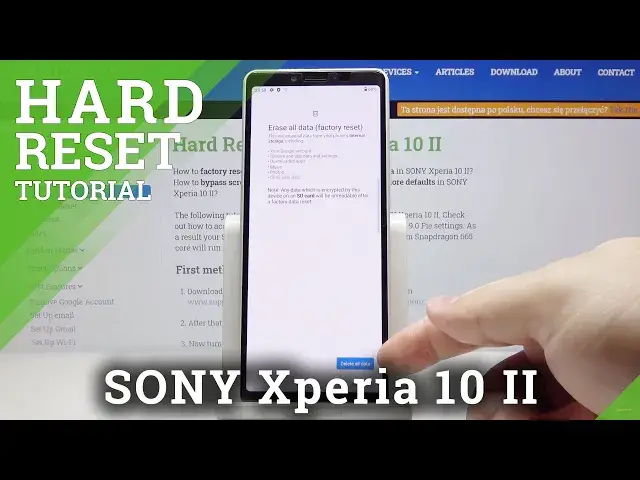 Video thumbnail for How to Hard Reset SONY Xperia 10 II – Factory Reset via Settings