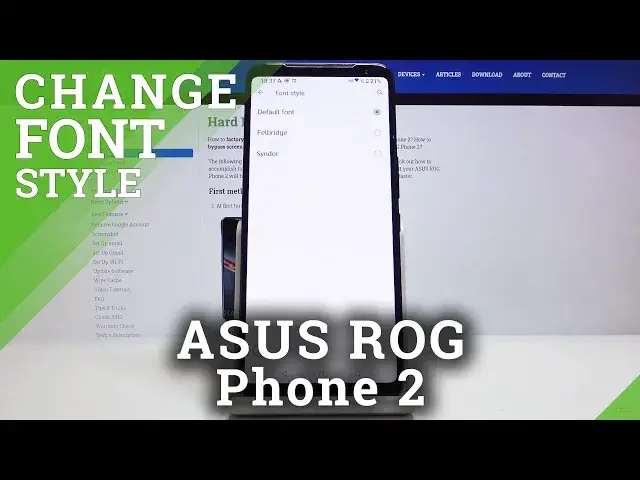 'Video thumbnail for How to Change Font Style in ASUS ROG Phone 2 – Font Settings'