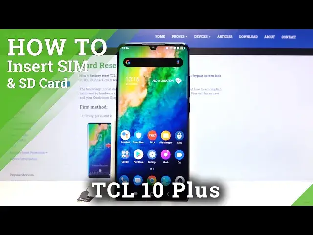 'Video thumbnail for How to Insert Nano SIM in TCL 10 Plus - Input SIM & SD Card'