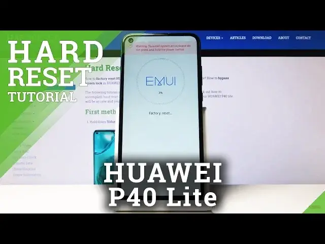 'Video thumbnail for Hard Reset Huawei P40 Lite - Bypass Screen Lock by Recovery Mode / Factory Reset'