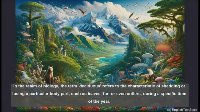 Video thumbnail for Deciduous in biology