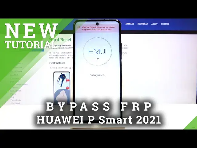 'Video thumbnail for How to Hard Reset HUAWEI P Smart 2021 - Factory Reset by Recovery Mode / Remove Password'