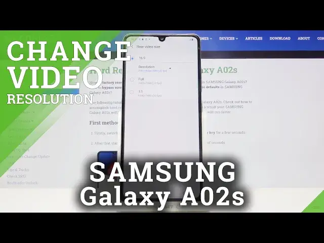 'Video thumbnail for How to Change Video Resolution in SAMSUNG Galaxy A02s – Video High Quality'