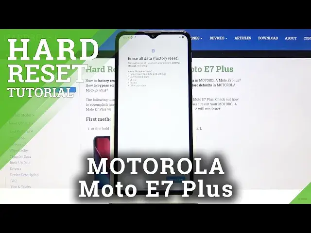 'Video thumbnail for How to Format MOTOROLA Moto E7 Plus – Factory Reset via Settings'