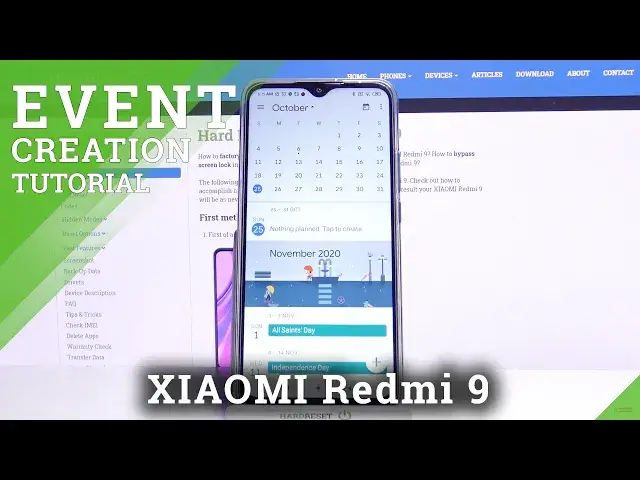 Video thumbnail for XIAOMI Redmi 9 – Calendar App & Event Creating