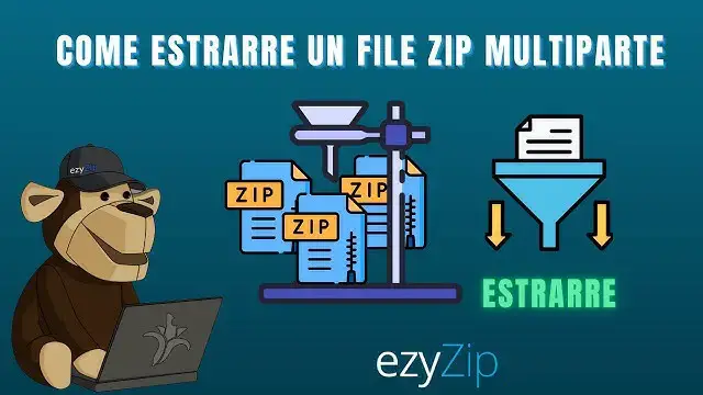 'Video thumbnail for Come Estrarre File ZIP Multiparte Online (Z01, Z02, Z03 ...)'