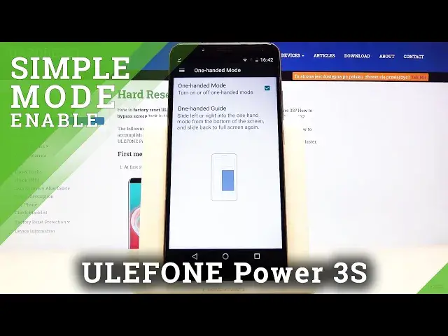 'Video thumbnail for How to Activate One Handed Mode in ULEFONE Power 3S – One Handed Mode'