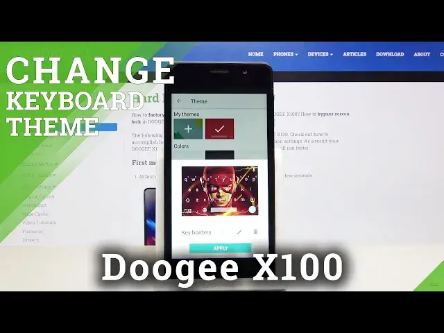 'Video thumbnail for How to Customize Keyboard Theme in Doogee X100 – Set Up Picture as Keyboard Background'