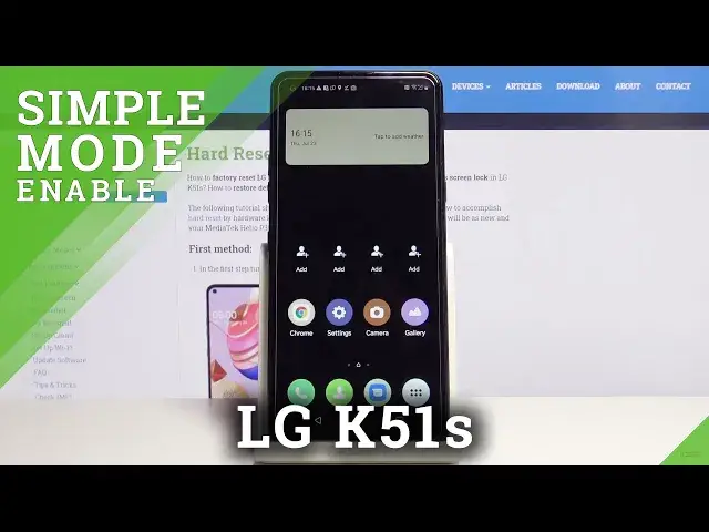 'Video thumbnail for How to Activate Easy Mode in LG K51s – Use Simple Mode'