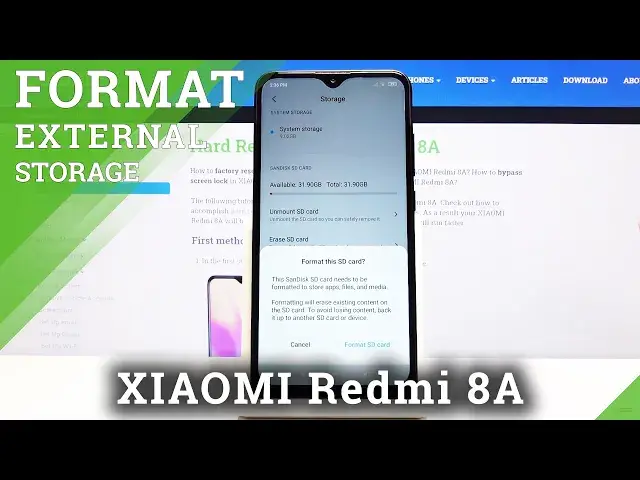 'Video thumbnail for How to Format SD Card in XIAOMI Redmi 8A – Fix Memory Card'