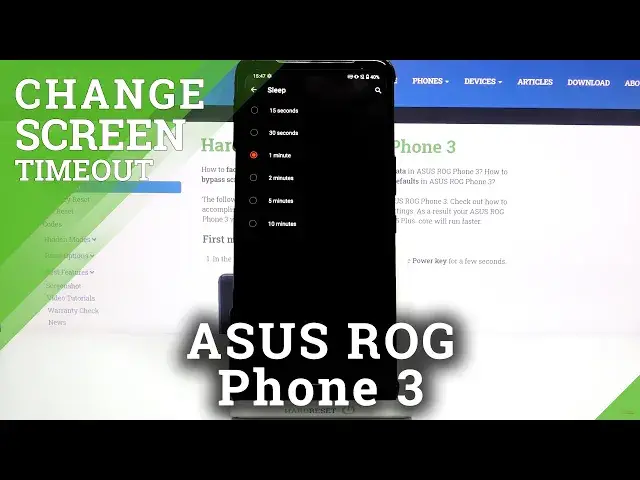 'Video thumbnail for How to Change Screen Timeout in ASUS ROG Phone 3 – Set Blackout Time'