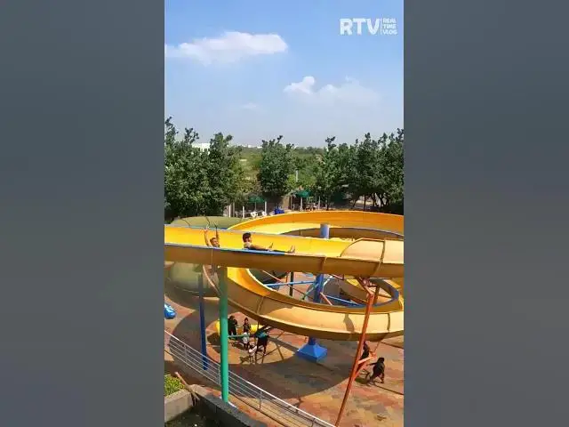 Video thumbnail for Water Park - TUBE WATER SLIDE #waterpark #shorts