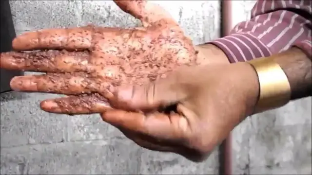 Video thumbnail for Test for silt in sand./Field test for silt in sand./Quality test for sand