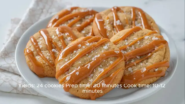 Video thumbnail for Salted Caramel Cookies