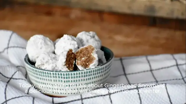 Video thumbnail for Gingerbread Snowballs