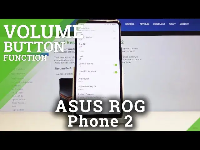 'Video thumbnail for How to Change Volume Button Function in Camera in ASUS ROG Phone 2'