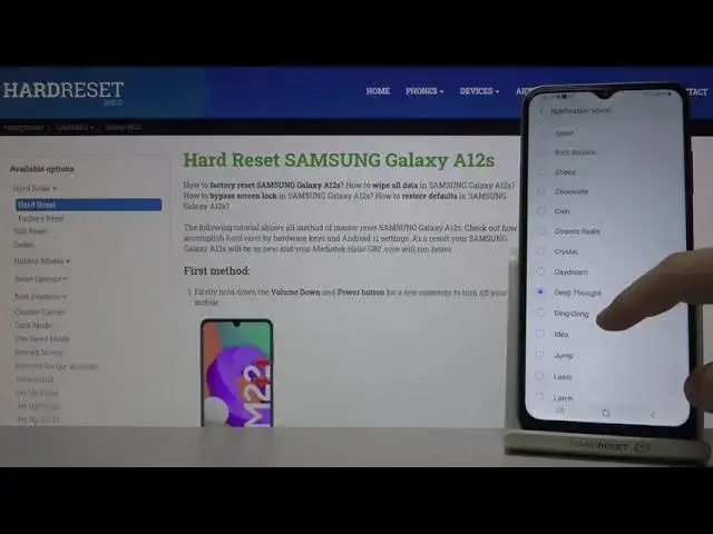 Video thumbnail for Default Notification Sounds in Samsung Galaxy A12s – Notification Tones Presentation
