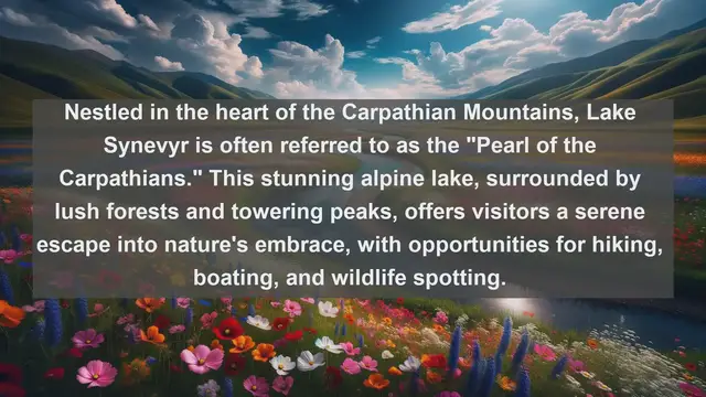 Video thumbnail for Exploring Ukraine's Natural Treasures: Top 10 Famous Lakes in Ukraine