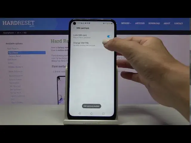 'Video thumbnail for How to Change SIM PIN Code in LG K61 - Protect PIN Card'